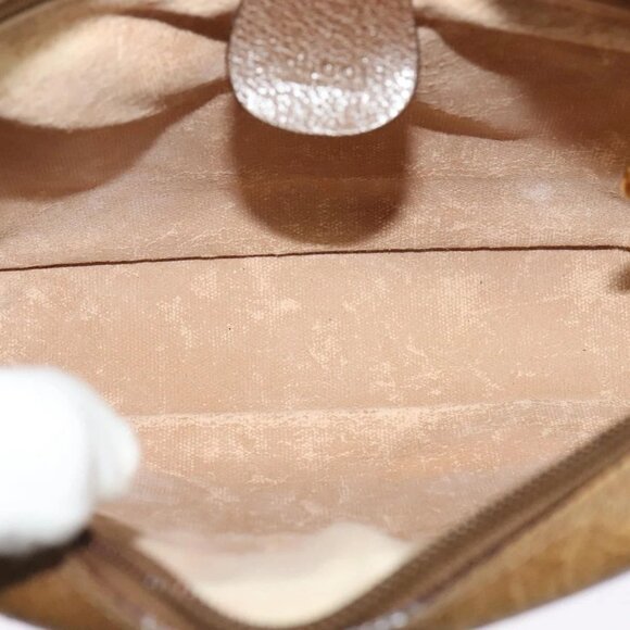 GUCCI Shoulder Bag Canvas Beige Gold 007 115 0162 Auth BA4154 - Picture 13 of 16